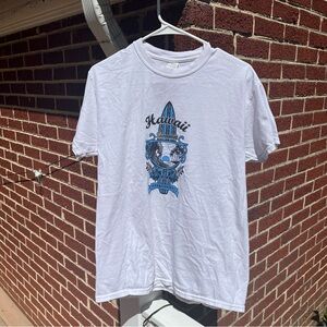 Gildan Hawaii Tournament Championship White Cotton T-Shirt